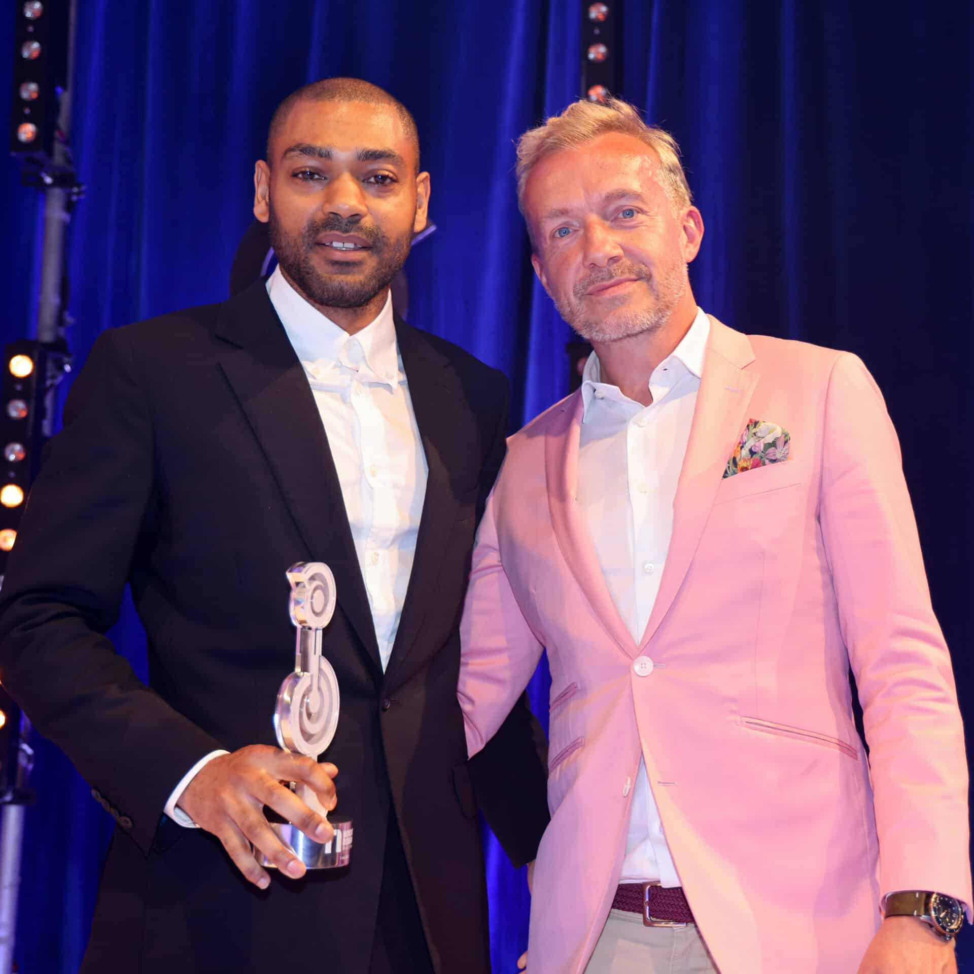 Kano and Fraser T Smith attend the O2 Silver Awards 2022, an annual event which raises crucial funds for music therapy.